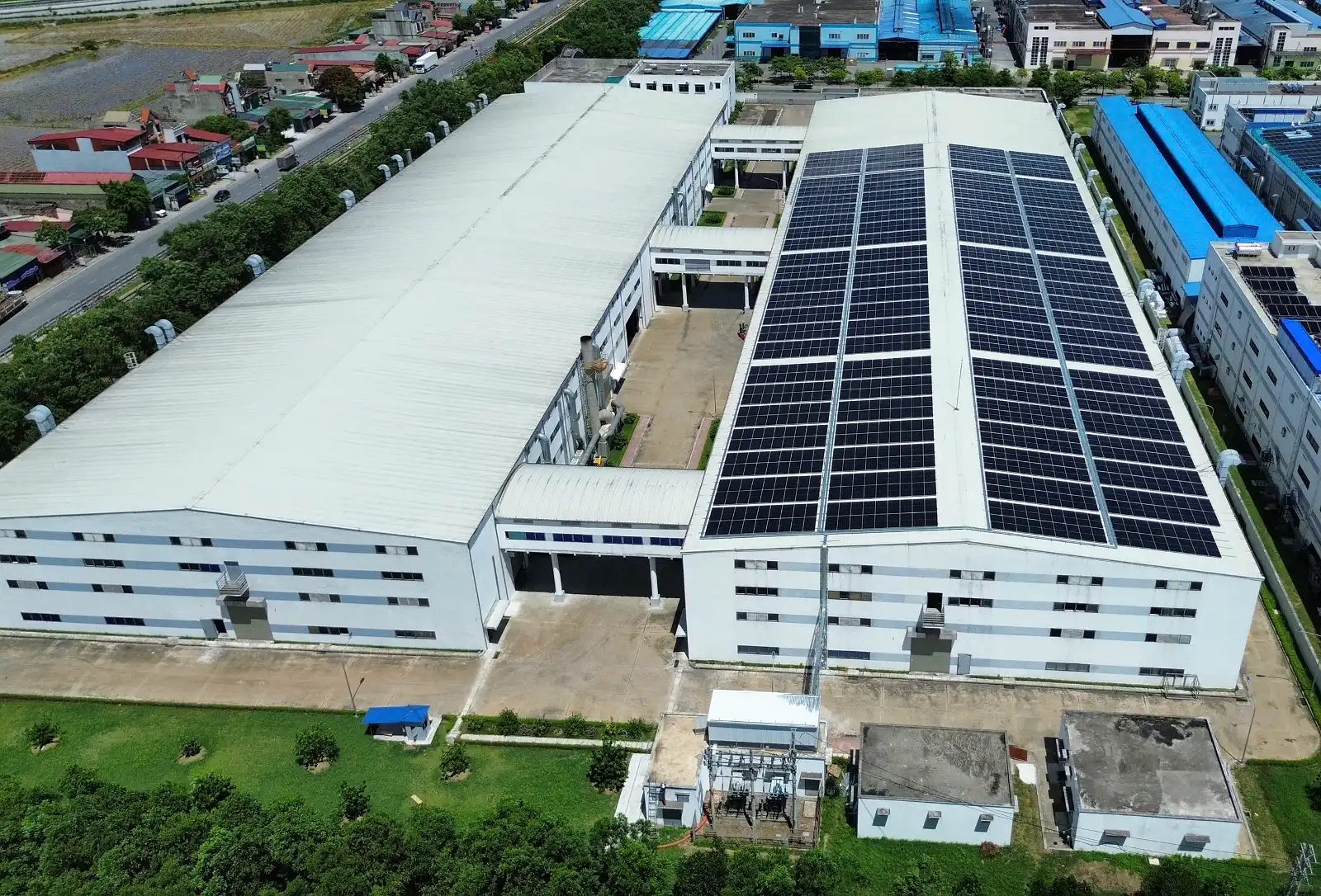 Trạm điện mặt trời 1080 KW